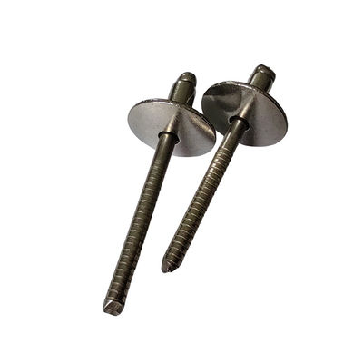 Rivets de acero inoxidable multi-agarrador antivibración con estándar DIN y borde grande