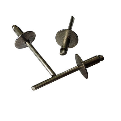 Rivets de acero inoxidable multi-agarrador antivibración con estándar DIN y borde grande