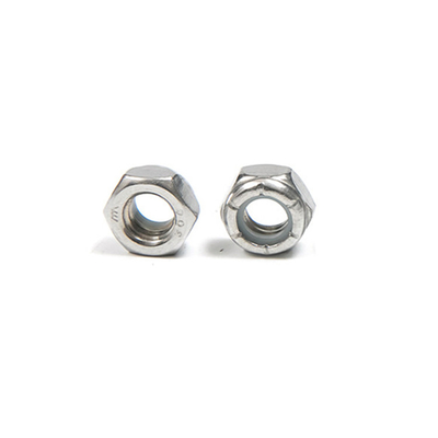 Nudo hexagonal de acero inoxidable con inserción de nylon