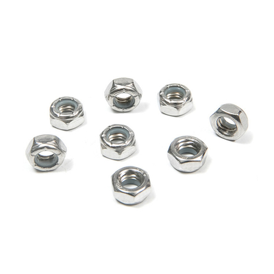 UNC acero inoxidable hilo fino hex de nylon inserción cerradura nuez 100% de control y asequible