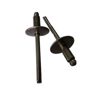 Maquinaria Acero tipo abierto Rivets pop de aluminio-hierro de borde grande cabeza redonda ligero resistente al óxido versátil