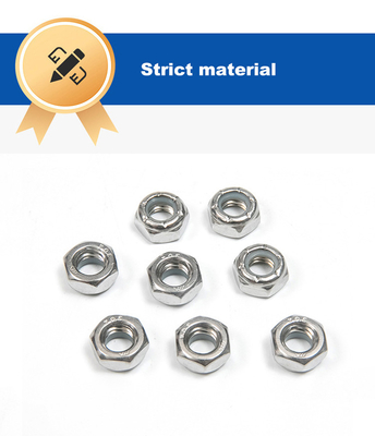 Noche de cerradura de nylon hexagonal de acero inoxidable DIN 982 100% inspeccionada