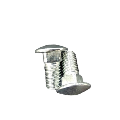 Cerrojo de carro de acero inoxidable M12 cabeza redonda cuello cuadrado con cabeza plana estándar DIN