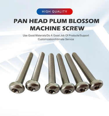Calidad de resistencia de nivel A 304 de acero inoxidable Torx Pan cabeza de pernos tornillos de máquinas de seguridad