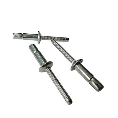 Rivets ciegos de 16 mm con cabeza redonda hechos de acero al carbono con alta resistencia y mejor