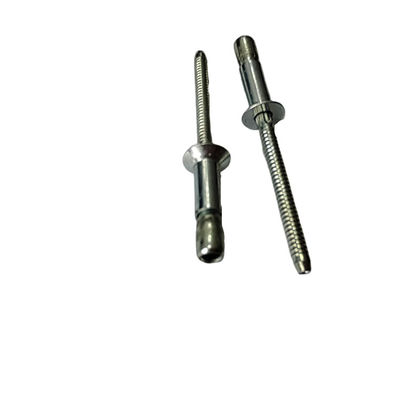 Rebites ciegos de alta resistencia de tipo de bloqueo de hierro Rebites de cabeza contra hundimiento para otras industrias