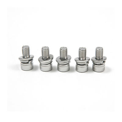 100% inspeccionado M5 M6 M8 de acero inoxidable Allen cabeza de tornillo de tapa ensamblado con lavadora