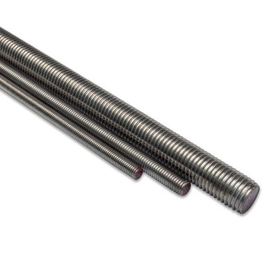 Rodas roscadas de acero inoxidable universal para construcción M16 M18 M20 Din975 Rodas roscadas