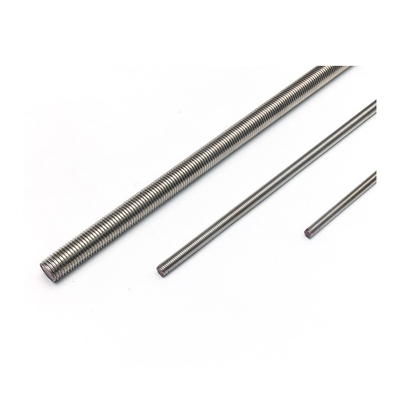DIN975 304 316 A2-70 A4-70 Acero inoxidable de carbono de alta resistencia parafuso galvanizado M10 vara roscada