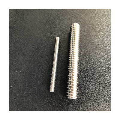 Acero inoxidable M6 M8 M10 M12 M16 Doble extremo de perno de perno con conexión de tuercas y pernos