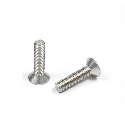 tornillo de acero inoxidable csk contrafundido con cabeza plana torso con cabeza de pane