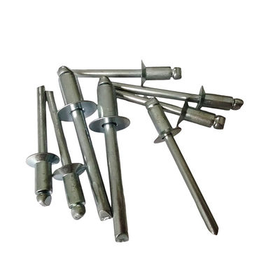 3.2 mm de hierro contra cabeza hundida rivetas ciegas de extremo abierto para aplicaciones de alta resistencia