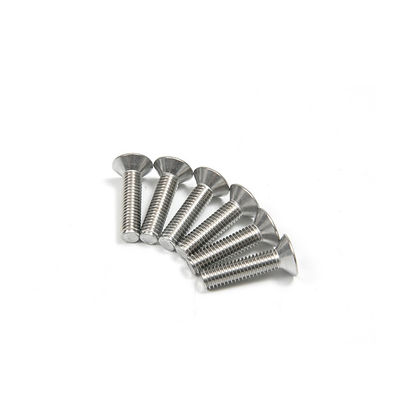 304 acero inoxidable cabeza plana contrafundido perno de muebles para fijación y montaje