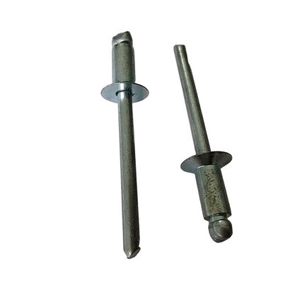 6.4mm de extremo abierto contra cabeza hundida Rivets ciegos en blanco para una fácil instalación de hierro