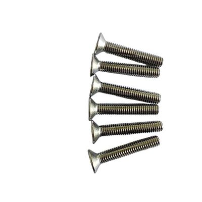 Cerrojos de acero inoxidable de recubrimiento cruzado con sistema de medición métrico y estilo de cabeza HEX