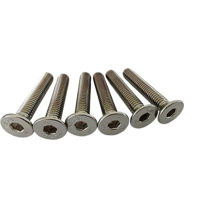 Cerrojos de acero inoxidable de recubrimiento cruzado con sistema de medición métrico y estilo de cabeza HEX