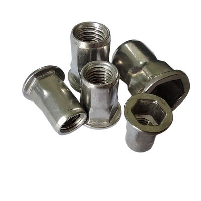 Industria general Noche de remache ciega de cabeza plana semihex duradera con alta capacidad de carga