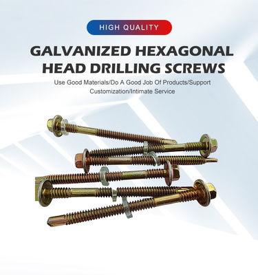 Tornos de techo galvanizados para unión de alta resistencia en rendimiento métrico