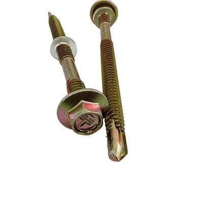 Parafusos métricos de cola de paloma de auto-perforación con cabeza contra-fundida y parche de nylon de robo