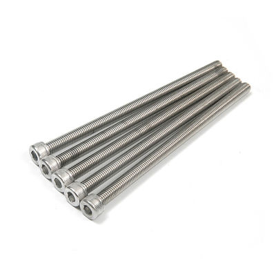 Acero inoxidable 304 316 Cabeza de paneles hexagonal de toma de corriente de cabeza de tapa de máquina tornillo de hilo completo medio hilo