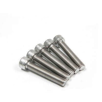 Tipo de hilo completo de acero inoxidable cabeza de la copa pernos M3 M4 M5 M6 Hex Socket Allen Cerrojo clave DIN912