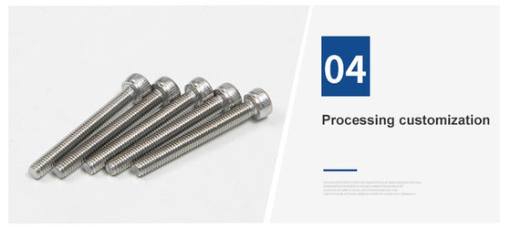 Tipo de hilo completo de acero inoxidable cabeza de la copa pernos M3 M4 M5 M6 Hex Socket Allen Cerrojo clave DIN912