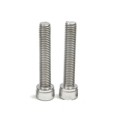 M2M3M4M5M6M8 DIN912 Cabeza cilíndrica de acero inoxidable Hexágono tornillo con acabado liso