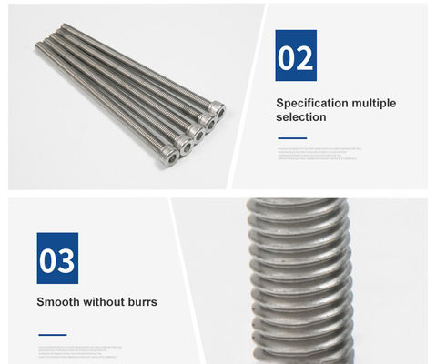 Sistema de medición métrico M3 M4 M5 M6 M8 Cubierta de cabeza hexagonal Parte de tornillo de auto-perforación