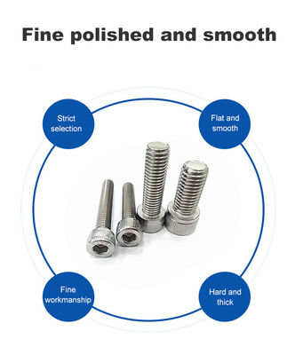 Acero inoxidable HEX estilo de cabeza Allen perno DIN912 para fijación fuerte y segura
