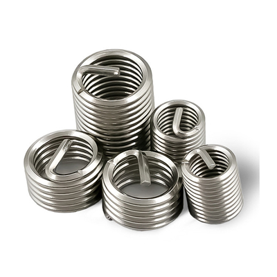 Repuesto helicoil de acero inoxidable revestido M6 M8 M10 M12 Kit de reparación de hilo inserciones de hilo de alambre