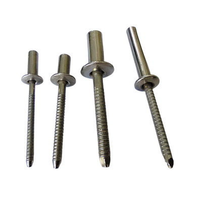 Capita redonda de acero inoxidable resistente a la intemperie Rivet ciego Fin sellado 3,2 mm/4,0 mm/4,8 mm/6,4 mm de diámetro