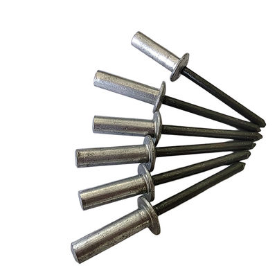 Rivet ciego de cabeza redonda de aluminio-hierro de extremo cerrado para aplicaciones de trabajo pesado