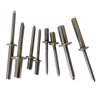 Rivet ciego con cabeza redonda de acero inoxidable con estándar DIN y amplia gama de tamaños