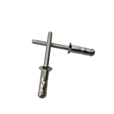 Cabeza de remachado estructural de acero inoxidable, cabeza de domo de remachado, cabeza plana con acabado sin recubrimiento