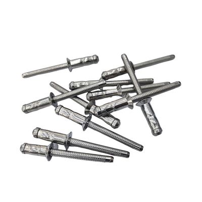 Cabeza de remachado estructural de acero inoxidable, cabeza de domo de remachado, cabeza plana con acabado sin recubrimiento