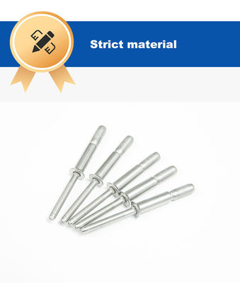 Rivetes de acero inoxidable de alta resistencia de cabeza plana para rivetado ciego de cabeza de cúpula a prueba de agua