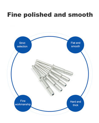 Tipo de taza Plata 4.8 6.4 mm Cabeza de cúpula de acero inoxidable Rebites ciegos multigrip estructurales