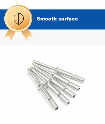 Tipo de taza Plata 4.8 6.4 mm Cabeza de cúpula de acero inoxidable Rebites ciegos multigrip estructurales