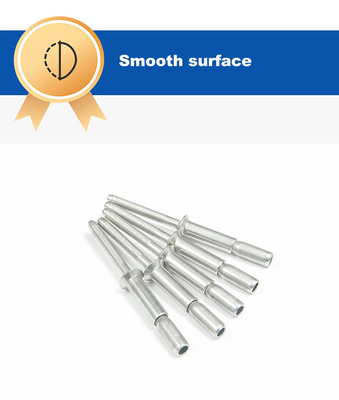 Plata 2024 4.8 6.4 mm Cabeza de cúpula de acero inoxidable Rebites ciegos estructurales multigrip