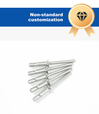 Adherencia y suministro de plata de acero inoxidable cabeza de cúpula estructural rivet ciego