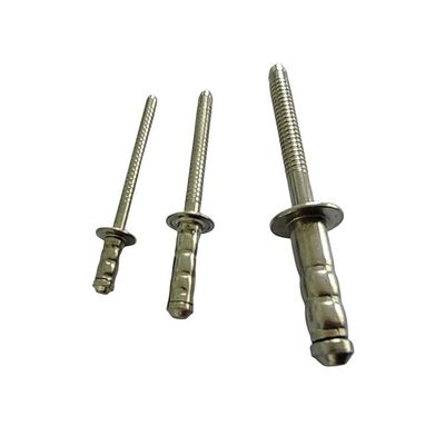 Control Rivets ciegos de acero inoxidable 3,2 mm 4,0 mm 4,8 mm 6,4 mm doble tambor cabeza redonda