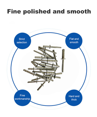 18-8 Acero inoxidable 304 Rivets ciegos multigrip Cabeza redonda 3,2 mm 4,0 mm 4,8 mm 6,4 mm