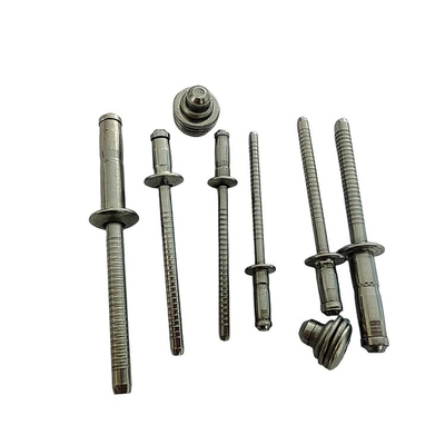 GB Estándar de acero inoxidable tipo abierto de cabeza redonda Rivets ciegos 3.2mm 4.0mm 4.8mm 6.4mm