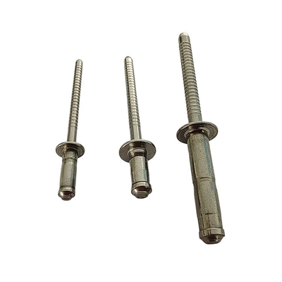 Control de hongo redondo de la cúpula de la cabeza de ruptura tira mandril ciego rivet abierto extremo 3,2 mm 4,0 mm 4,8 mm 6,4 mm