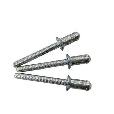Rivet ciego con cabeza plana de acero al carbono estándar JIS con rivetes personalizados en el mejor de los casos