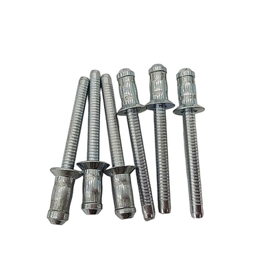 Rivet ciego con cabeza plana de acero al carbono estándar JIS con rivetes personalizados en el mejor de los casos