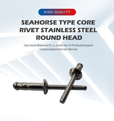 4.8mm Cubierta de extremo abierto Multigrip Blind Pop Rivets Ventaja Servicio personalizado de una sola parada