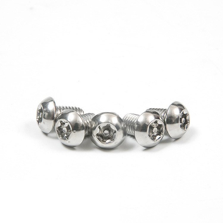 Sistema métrico de medición de acero inoxidable de cabeza plana de máquina de cruce de tornillo de hilo completo