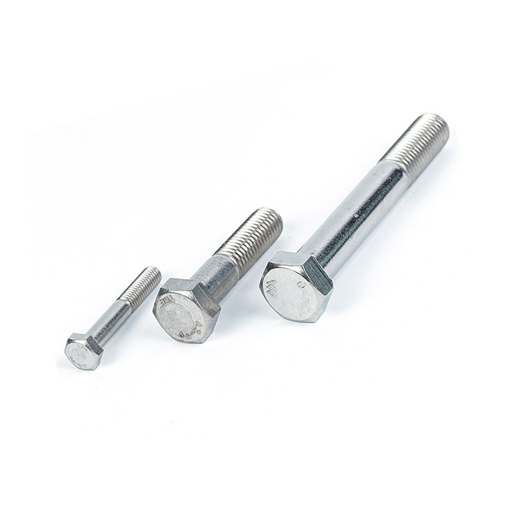 Tamaño personalizable M8 M10 M12 M16 Filamento de acero inoxidable Cerrojo de cabeza hexagonal para pernos de válvula