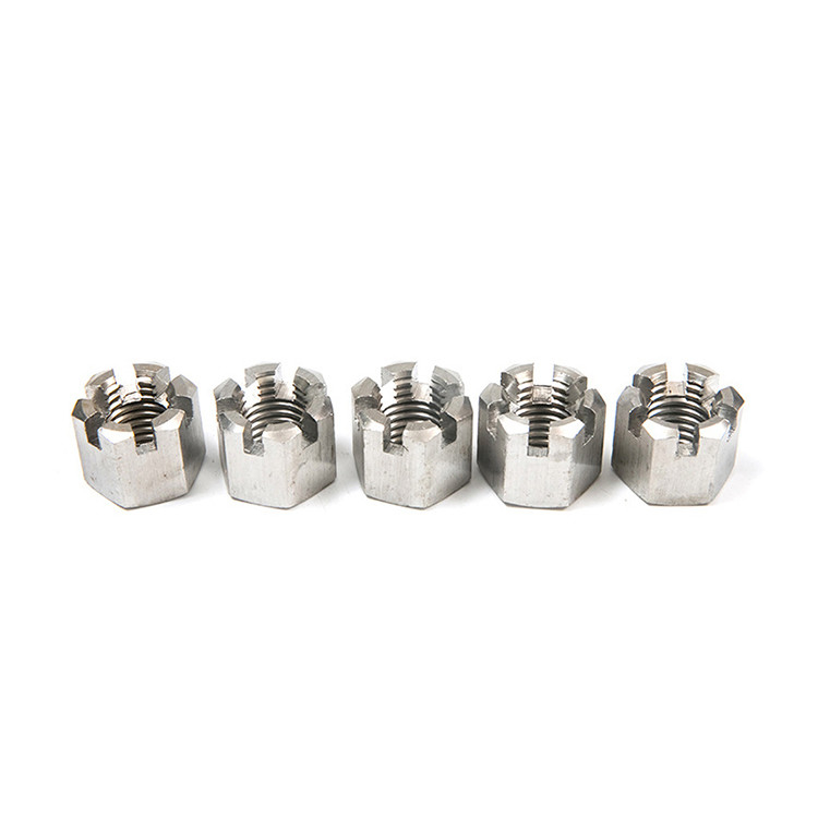 M4 M6 M8 de acero inoxidable hexagonal con ranuras de otras conexiones de acabado